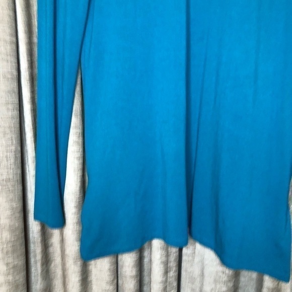 J. Jill Turquoise Open Front Lightweight Cardigan - Picture 9 of 9